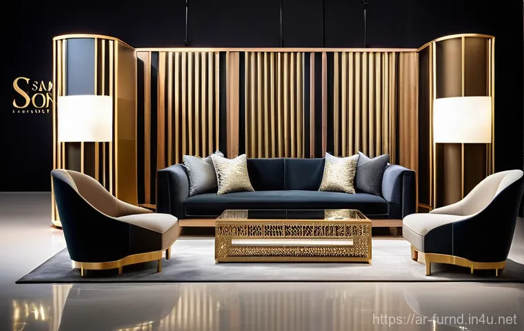 가구디자인 창업 준비 과정 - **Prompt 2: Smart Living in a Contemporary Arabic Home**
    A bright and inviting wide shot of a co...