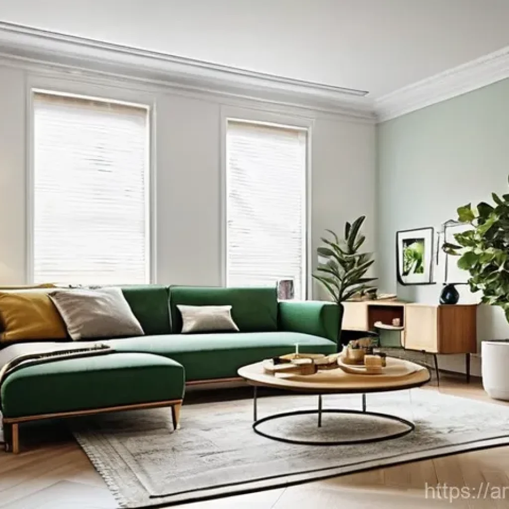 가구디자인에서 공간 활용 팁 - A contemporary small apartment living room that effortlessly transforms into a cozy bedroom. The cen...