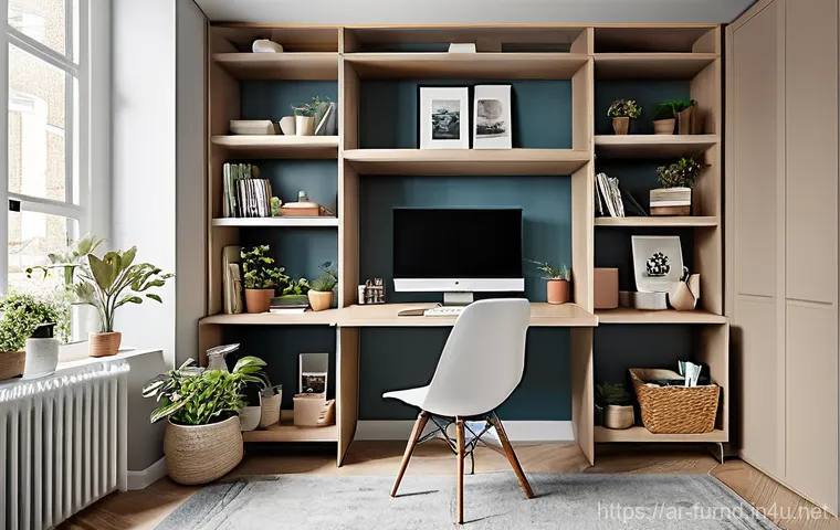 가구디자인에서 공간 활용 팁 - A contemporary small apartment living room that effortlessly transforms into a cozy bedroom. The cen...